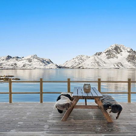 Nappstraumen Seafront Cabin, Lilleeid 68 Gravdal  Екстер'єр фото