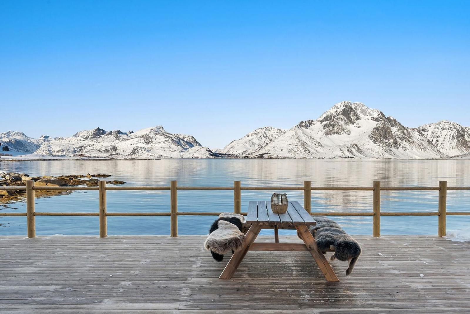 Nappstraumen Seafront Cabin, Lilleeid 68 Gravdal  Екстер'єр фото