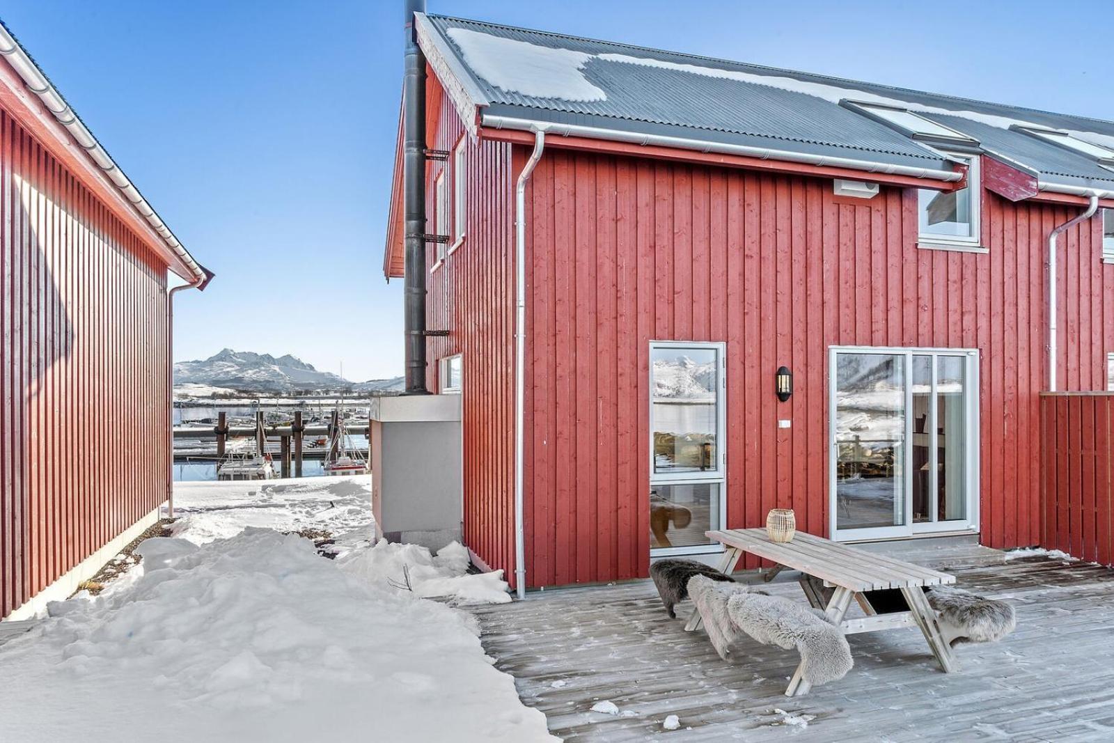 Nappstraumen Seafront Cabin, Lilleeid 68 Gravdal  Екстер'єр фото