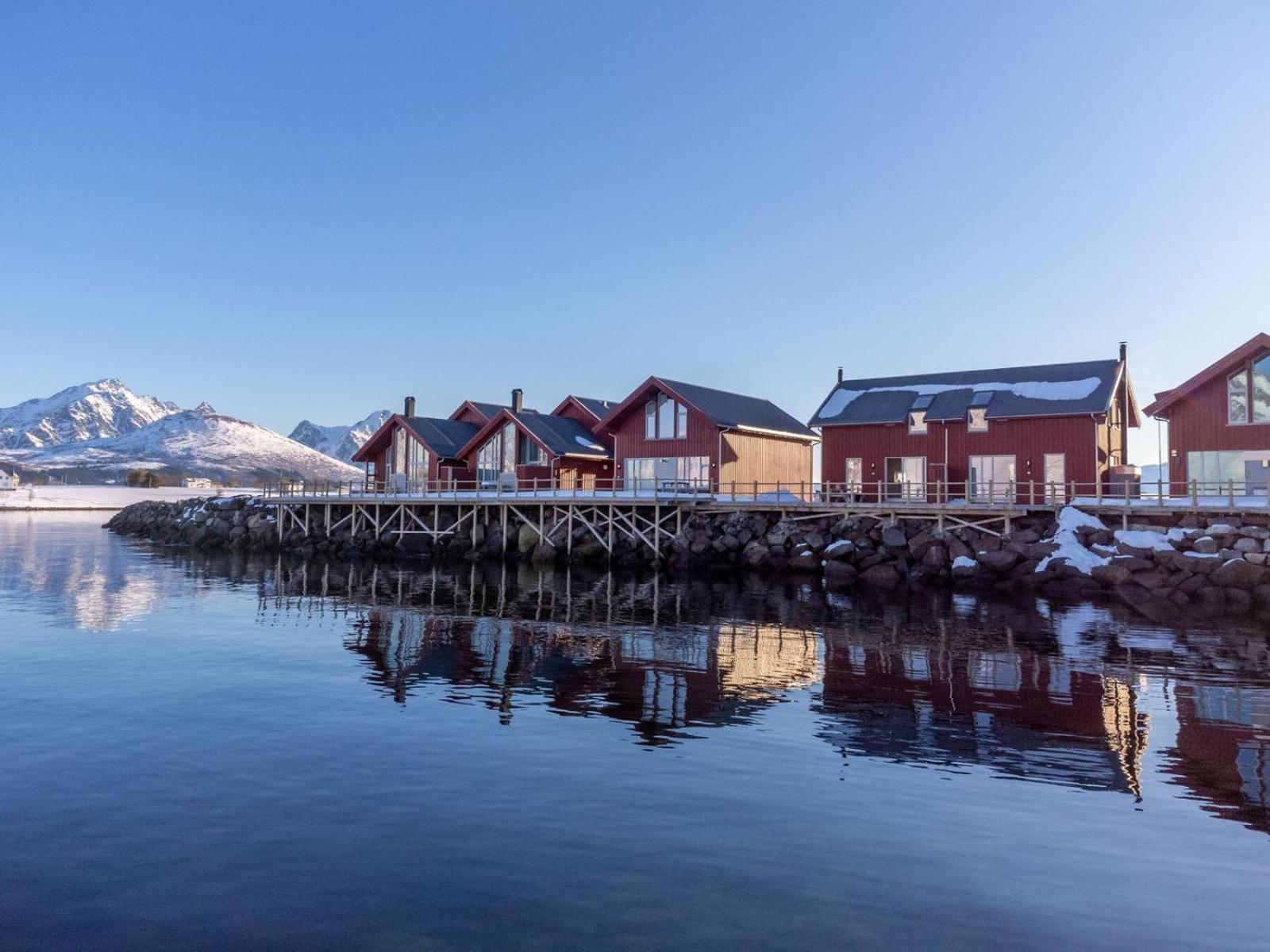 Nappstraumen Seafront Cabin, Lilleeid 68 Gravdal  Екстер'єр фото
