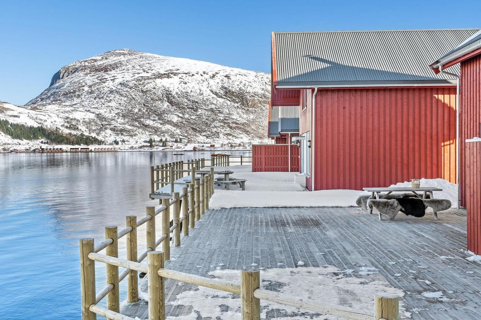 Nappstraumen Seafront Cabin, Lilleeid 68 Gravdal  Екстер'єр фото
