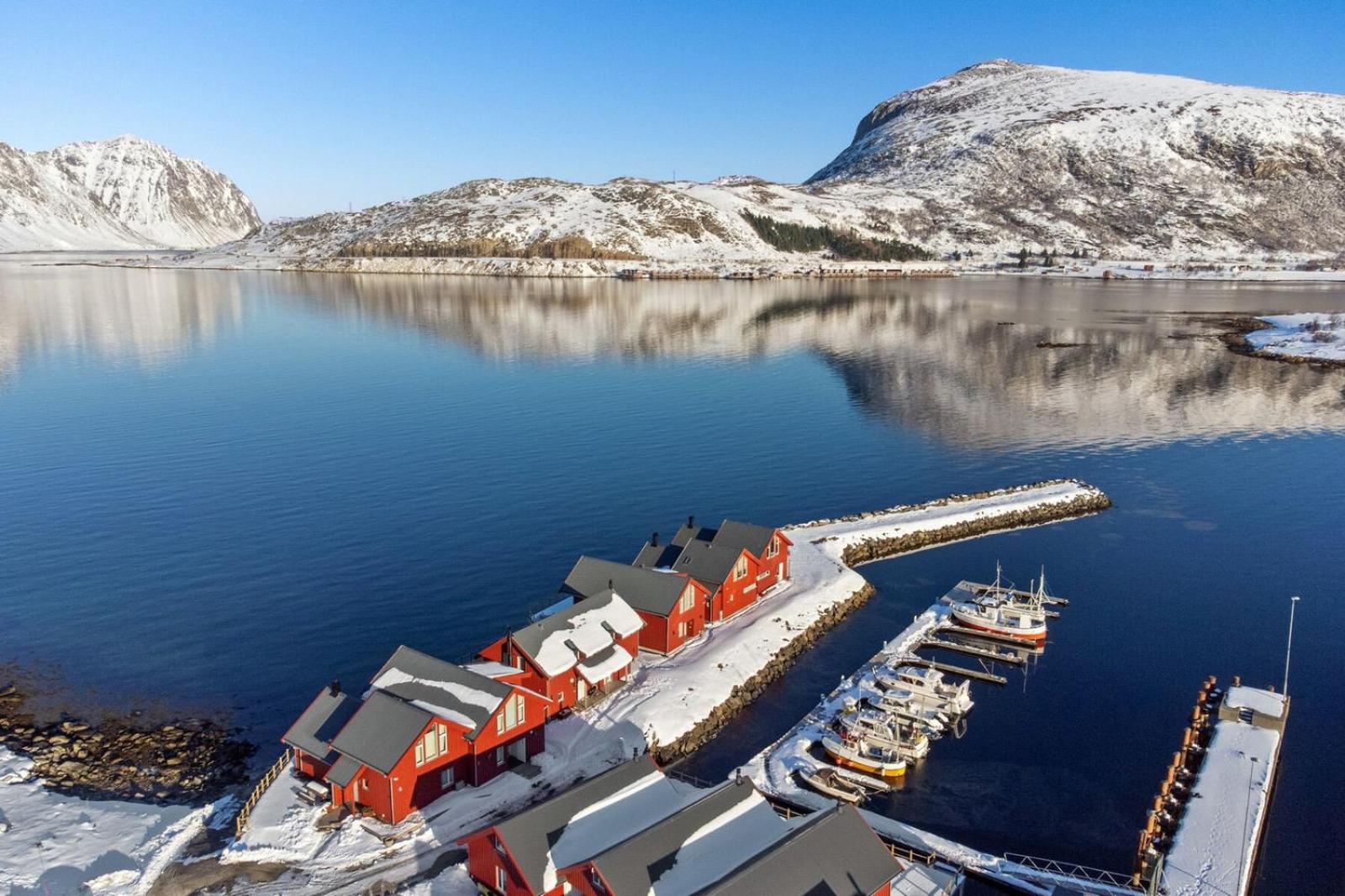 Nappstraumen Seafront Cabin, Lilleeid 68 Gravdal  Екстер'єр фото