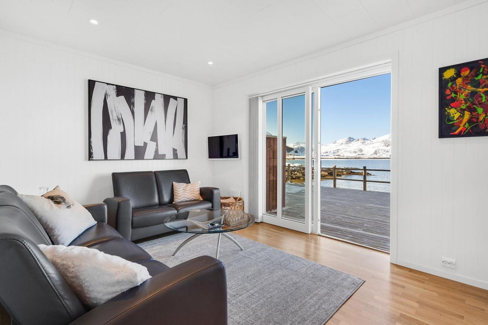 Nappstraumen Seafront Cabin, Lilleeid 68 Gravdal  Екстер'єр фото