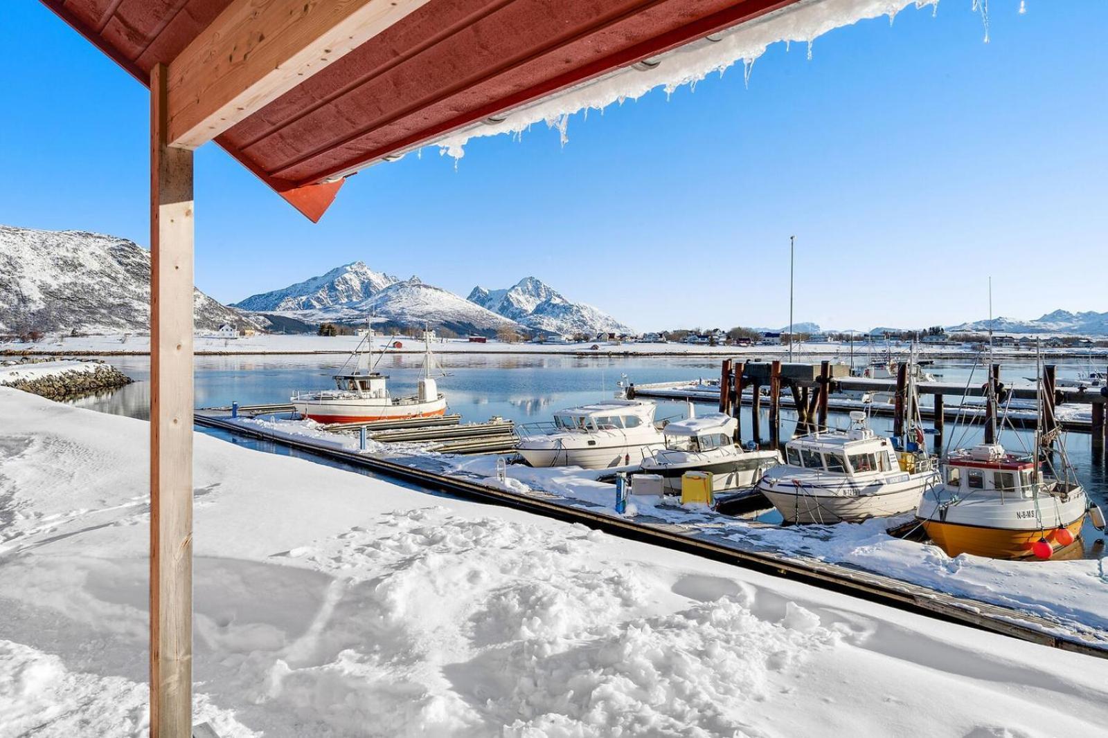 Nappstraumen Seafront Cabin, Lilleeid 68 Gravdal  Екстер'єр фото