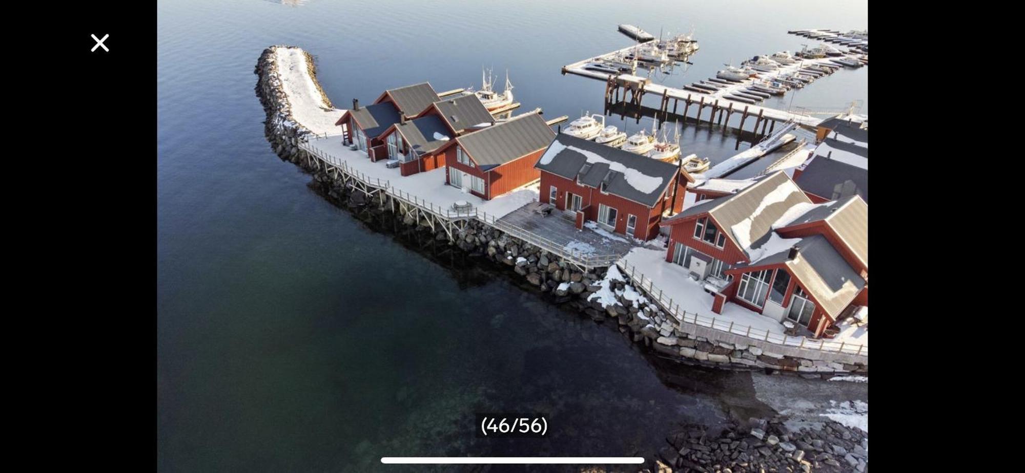 Nappstraumen Seafront Cabin, Lilleeid 68 Gravdal  Екстер'єр фото